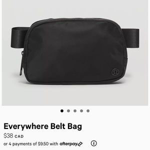 BNWT lululemon everywhere belt bag